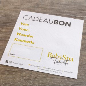 Baby Spa Twente - cadeaubon
