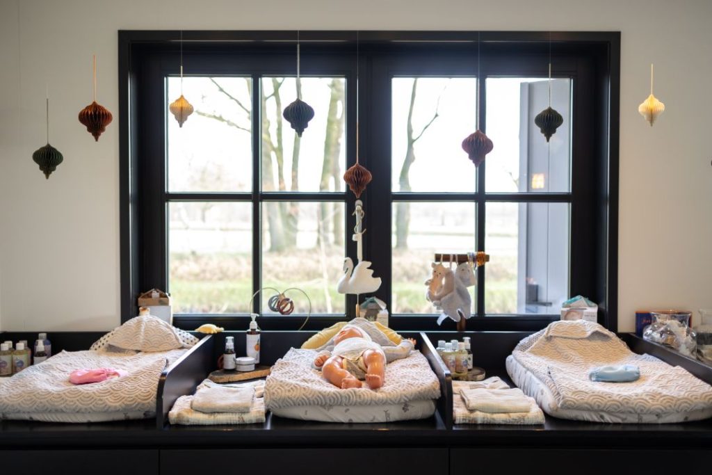 De verzorgplekken van Baby Spa Twente